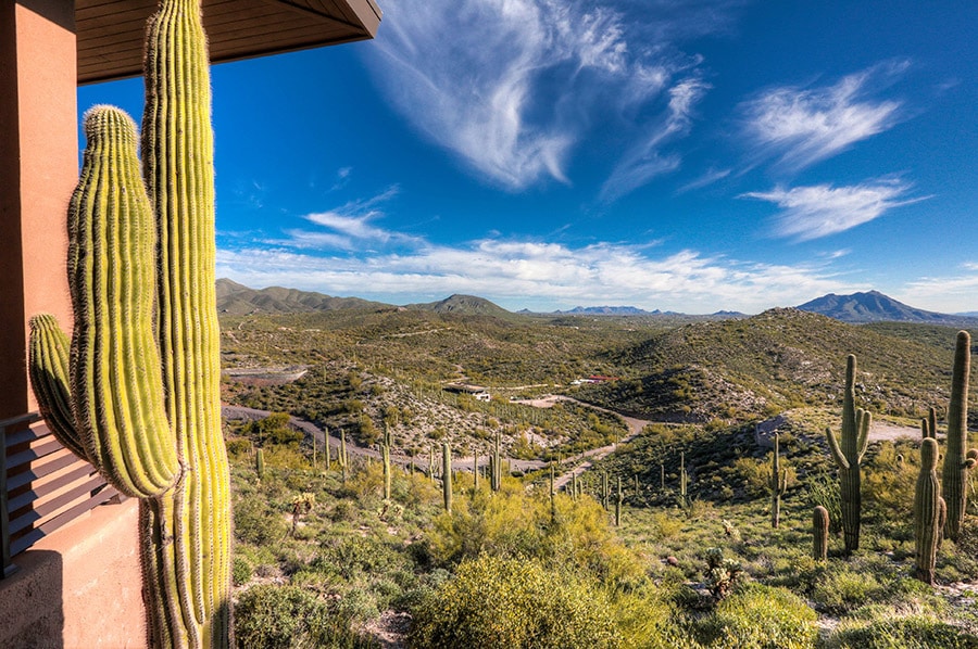 View of Sprawling desert from MTH home