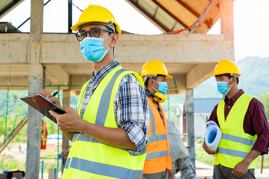 building a house during the pandemic