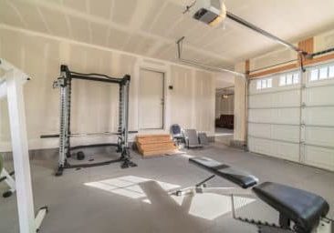 half garage half gym